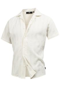 Рубашка на пуговицах классического кроя INDICODE JEANS Way, кремовый