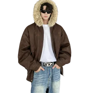 Пуховик Zuo Shan Diao Unisex X1617, коричневый puffer jacket