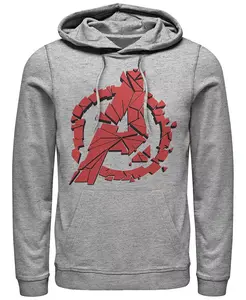 Мужская толстовка Marvel с логотипом Мстителей Финал и разрушенным дизайном Fifth Sun, серый