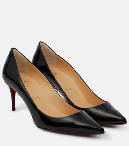 Туфли из лакированной кожи Christian Louboutin, черный