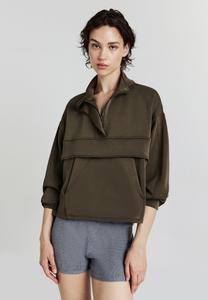 Толстовка Calliope COLLO ALTO, Verde Militare Scuro/Dark Green