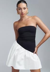 Платье BWLDR AIMEE , Black Contrast/Black