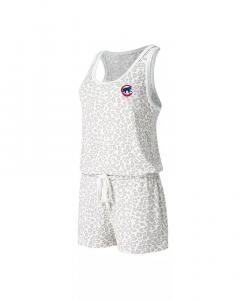 Женский кремовый комбинезон Chicago Cubs Montana Hacci Knit Concepts Sport