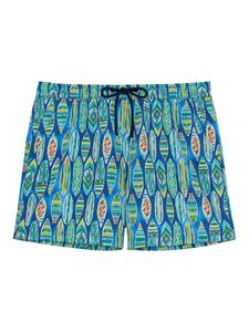 Шорты для серфинга HOM Beach Boxer Marbella, цвет Blue/Mixed colors