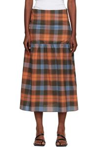 Юбка макси Garlin Baserange, цвет frame plaid