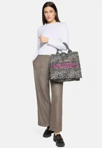 Сумка-Шоппер в стиле leolook Cartoon, Schwarz Beige