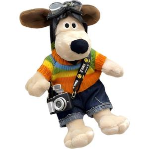 Плюшевая игрушка JINBANG, Doll+Camera+Rainbow Sweater