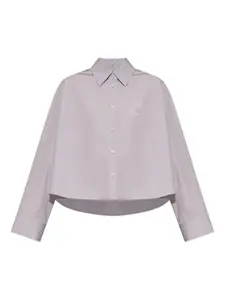 Рубашка с вышивкой Anagram LOEWE, фиолетовый