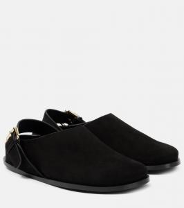 Замшевые клоги Louis A.Emery, Black Suede
