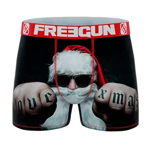 Трусы-боксеры Freegun Thug Christmas, черный