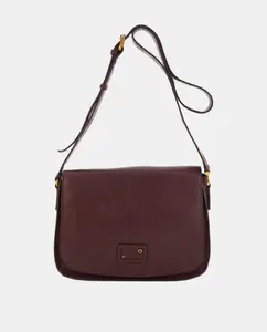 Кожаная сумка Bandolera Freedom Abbacino, бордовый