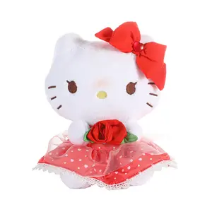 AOGER Кукла плюшевая Sanrio Love Rose Collection Kuromi HELLOKITTY Hello Kitty My Melody высота 23см/26см