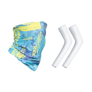 Велосипедная маска Unisex LINING, лазурный/белый