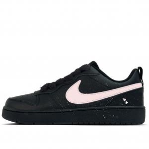 Nike Детские скейтбордистские кроссовки Court Borough Dark Night Heart с противоскользящим покрытием, цвет лотос, для подростков