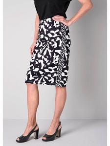 Alba Moda Черная юбка с графическим принтом