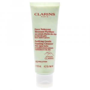 Очищающая пенка для умывания от Clarins, подходит как для мужчин, так и для женщин - 120 мл, прозрачный
