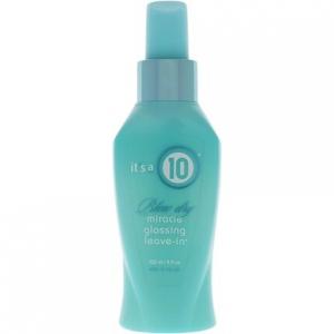 Это несмываемое средство для блеска и сушки феном за 10 минут, 120 мл, It'S A 10 Haircare