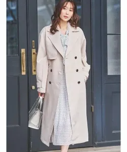 Тренч из саржи Ludic Park, цвет Ivory