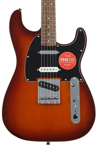 Электрогитара Squier Paranormal Custom Nashville Stratocaster - Шоколадно-двоичный сунберст