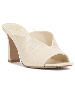 Женские сандалии на высоком каблуке Galeni Vince Camuto, Creamy White Leather
