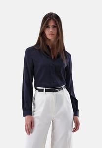 Блуза van Laack Button-down blouse, Blue White/Blue