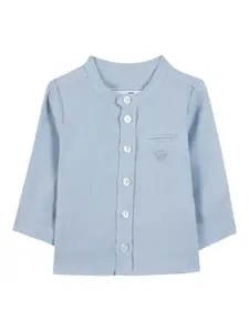 Вышитый льняной топ Tartine Et Chocolat, синий