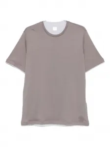 Футболка из многослойного хлопка Eleventy, серый