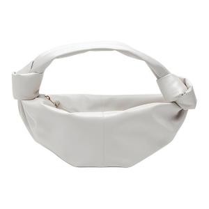 Bottega Veneta Мини-сумочка из коровьей кожи, женская, белая