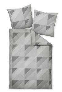 Постельное белье Janine серый, белый ширина/длина: 240/220 см