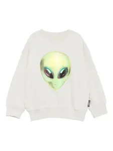 Свитшот с лицом пришельца Molo, белый