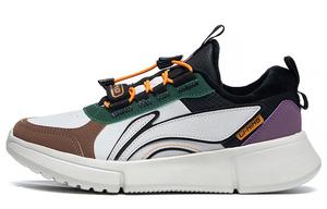 Низкие повседневные кроссовки для подростков LINING YOUNG, цвет серый/черлый/темно-коричневый