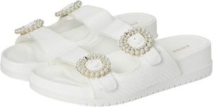 Сандалии Anne Klein Happy, цвет White Raffia