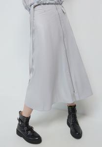Юбка А-силуэта CON CERNIERA FRONTALE Calliope, светло-серый