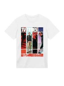 Рубашка F4NT4STIC TV Times Patrick McGoohan The Prisoner 1967 Cover, белый