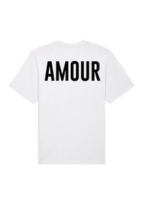 Футболка с принтом AMOURTEXT BACK HEAVYWEIGHT Mira Paris, белый