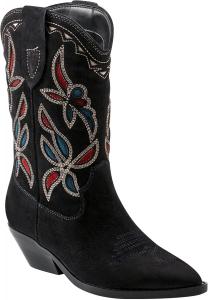 Женские вестерн-сапоги Marc Fisher LTD Trista, Black Suede Multi 400