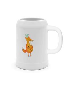 Пивная кружка лиса повар без слов в белом Mr. & Mrs. Panda