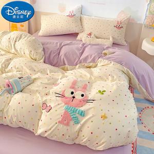 Disney Комплект постельного белья 1,5 м, простыня 150x200 см, мягкое, дышащее, кролик