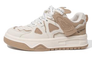 Кеды, скейтборд обувь женская высокая бежевый/хаки Feiyue