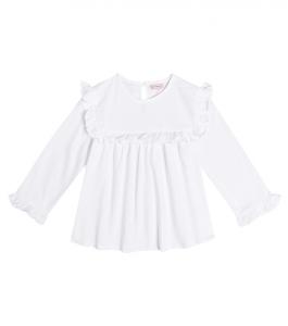 Топ Lucia из хлопка La Coqueta, белый