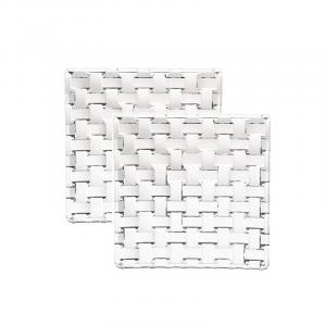 Набор тарелок Bossa Nova, квадратный стакан, 2 шт Nachtmann, прозрачный