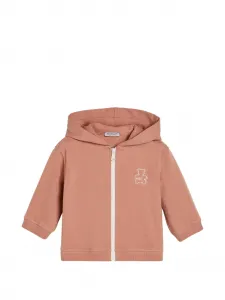 Махровая толстовка Baby Bernie с капюшоном Brunello Cucinelli Kids, оранжевый