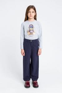 Детский лонгслив Twinset, серый