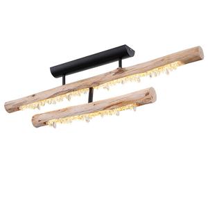 Светодиодный потолочный светильник Globo Lighting Felicitas II, акриловое стекло / массив эвкалипта - 1 пламя