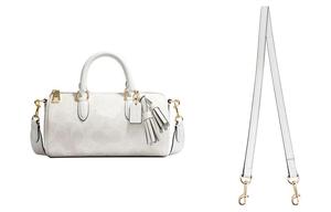 Искусственная кожаная наплечная лямка аксессуар ремень для сумки женская белая черная роскошь уход мастерская ремесленника