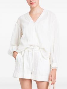 Толстовка с V-образным вырезом TWINSET, белый