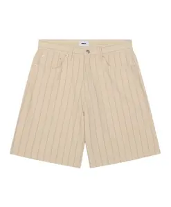 Широкие джинсовые шорты Obey, бежевый