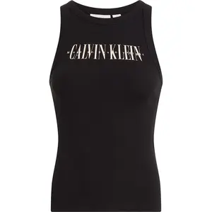 Футболка без рукавов Calvin Klein Jeans Varsity, черный