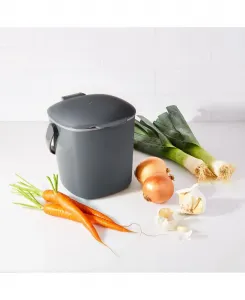 Легкоочищаемый компостный контейнер объемом 0,75 галлона, угольно-черный Oxo