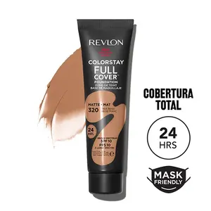 Матовая основа под макияж с полным покрытием Colorstay Full Cover Foundation Revlon, цвет true beige